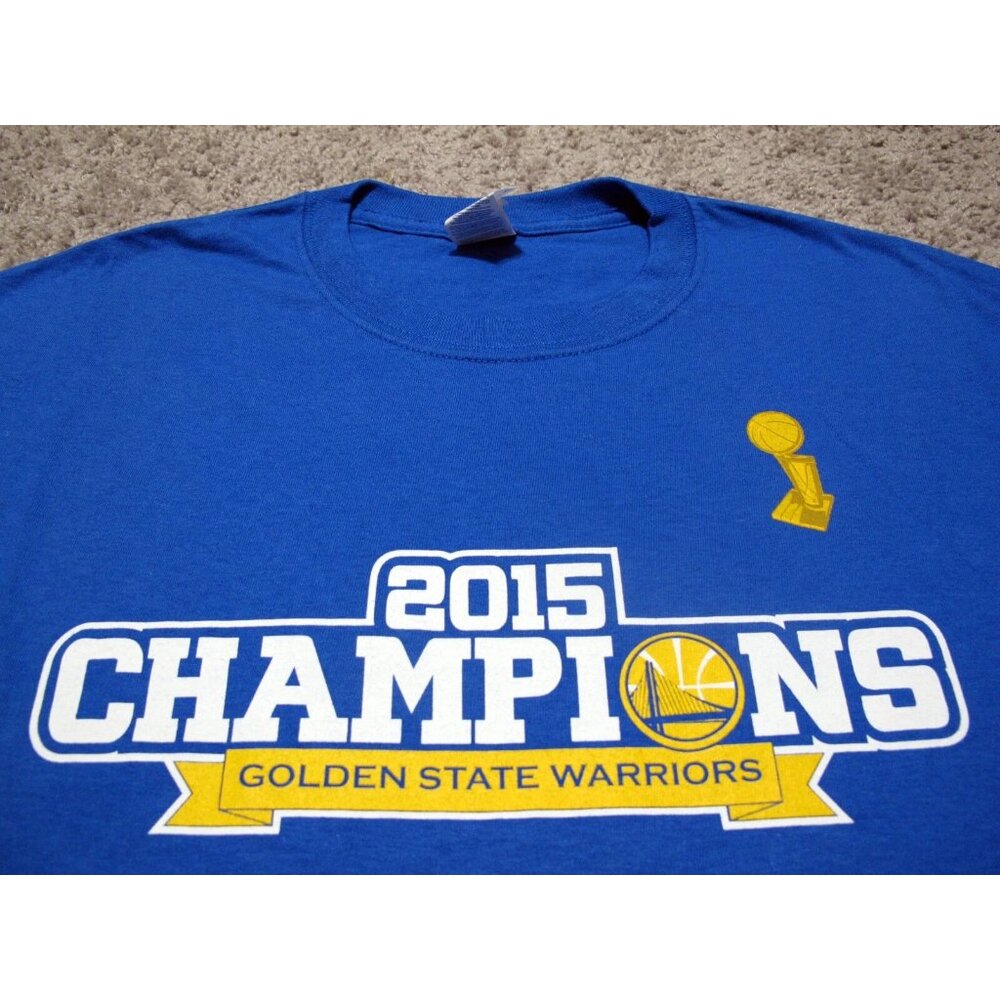 Golden State Warriors 2015 Champions SGA city international bank t-shirt sz XL